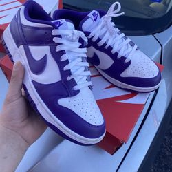 championship purple dunk