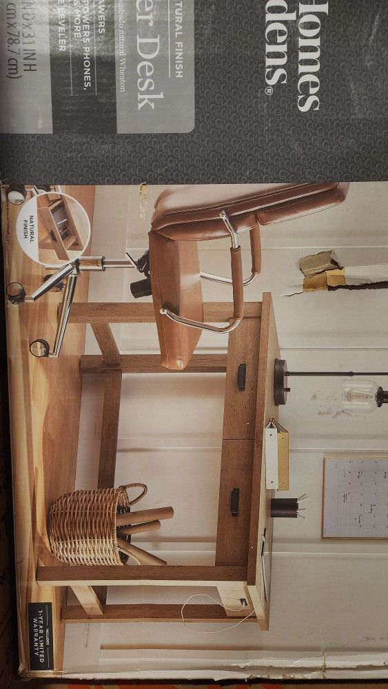 Student Desk By Better Homes & Gardens With USB Ports For Tablets And Phones