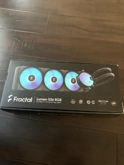 New Fractal Design Radius 360 RGB, Black - AIO Water Cooling 
High-performance AIO CPU cooler with Dynamic 3 fans, integrated cabling, and easy instal