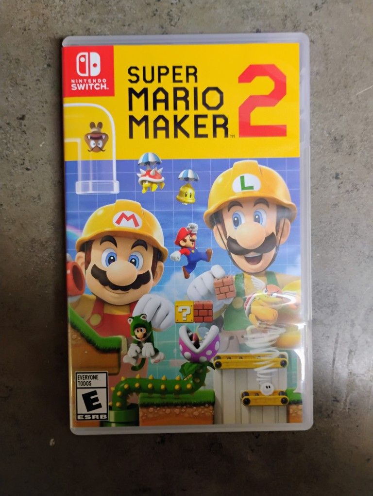 Super Mario Maker 2 For Nintendo Switch, Complete In very good condition Working