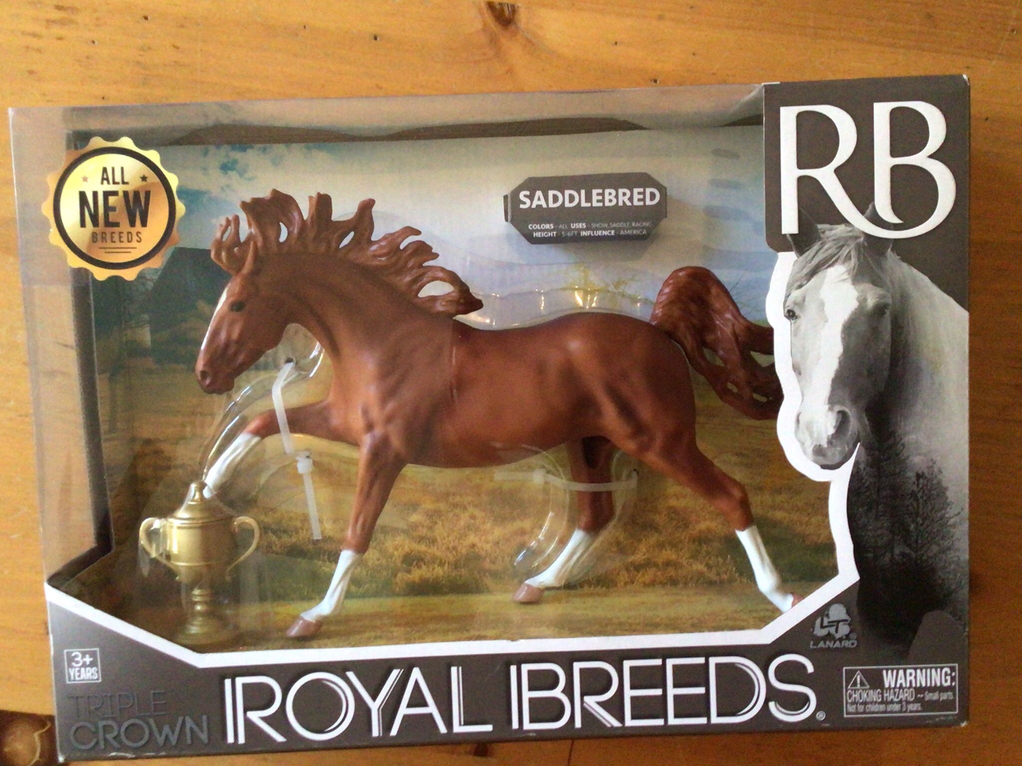Royal Breeds Triple Crown Saddlebred Toy Horse Figure (New)