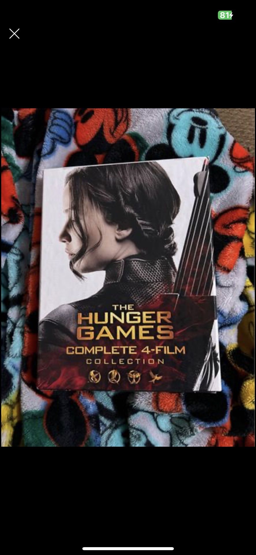 Hunger Games 4 Film Collection  Blue Ray