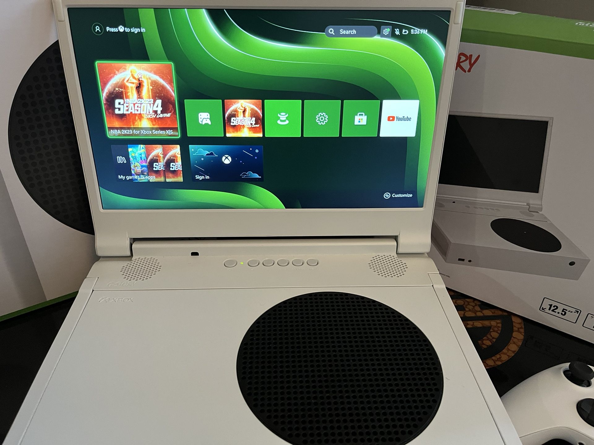 Xbox Series S with 12.5” G-Story monitor