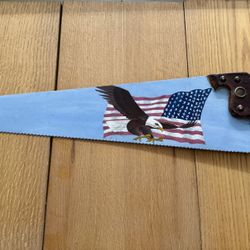 Hand painted saw