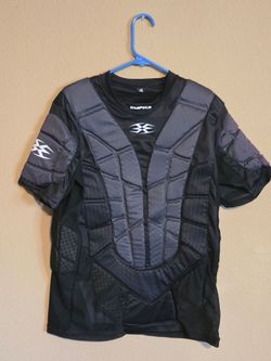 Empire Paintball Adult Padded Paintball Jersey Impact Shirt Size S/M Black Gray