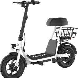 Brand new Gotrax A5 Electric Scooter w/Seat for Adults, 12" Pneumatic Tire, Max 15.5 Miles&15.5 Mph