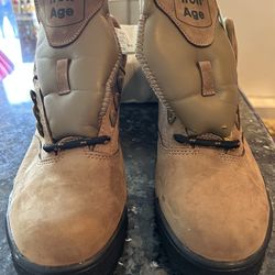 vintage iron age steel toe men’s boots