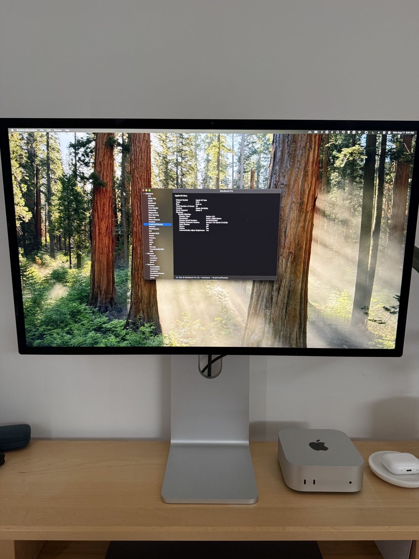 Nano textured height Adjustable Studio Display