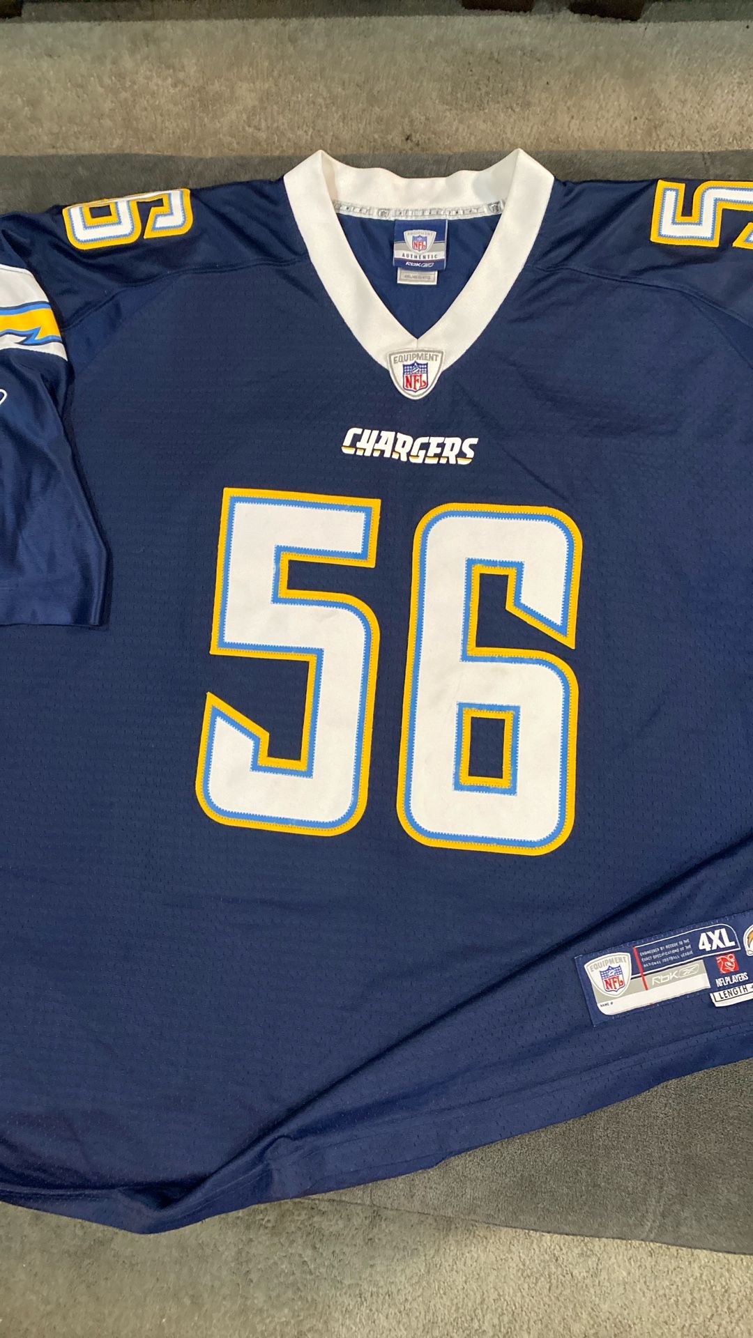 Shawne Merriman/Chargers NFL Football Jersey/ 4XL Reebok