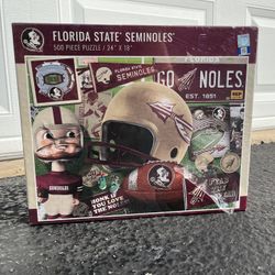 Florida State Seminoles 500-Piece Retro Series Puzzle