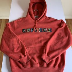 Supreme Hoodie Red M Men