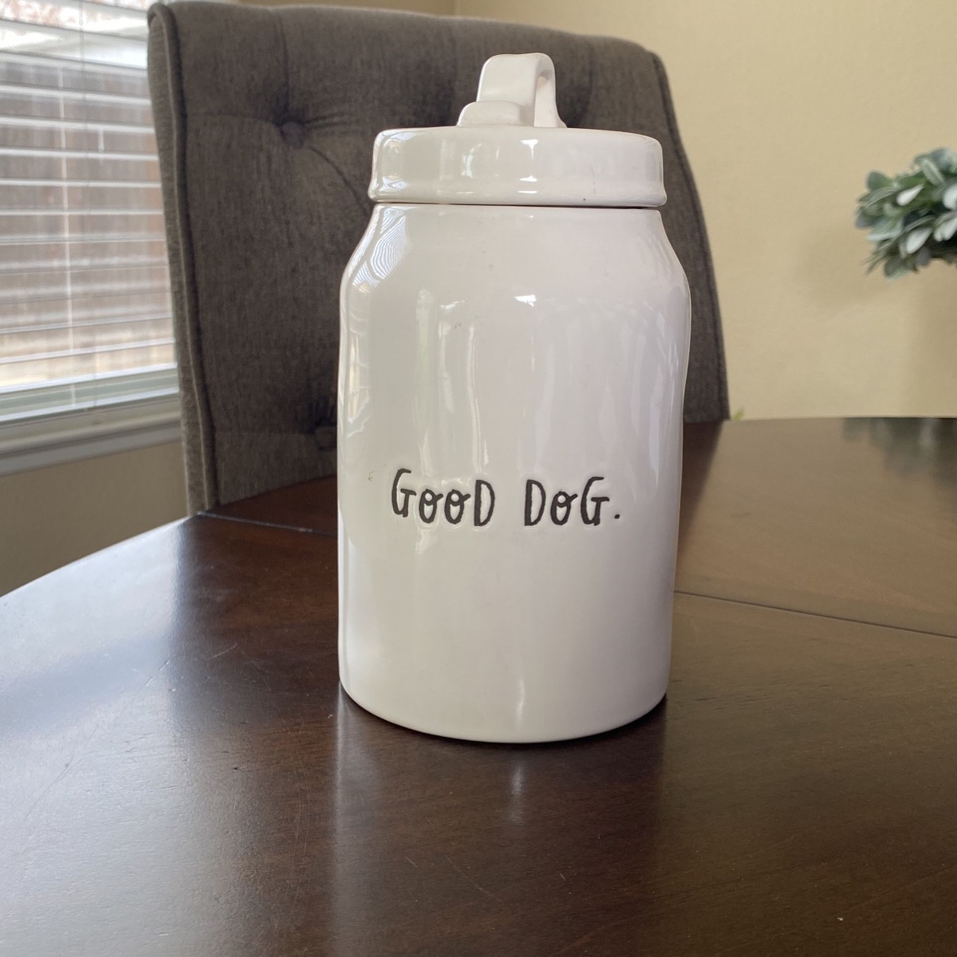 Rae Dunn Dog Treat Canister