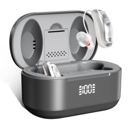 Rechargeable Hearing Aids OTC Adults Noise Reduction