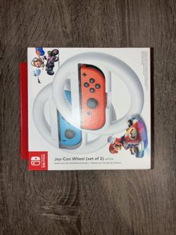 Nintendo Switch White Joy-Con Wheel (2 Pack)
