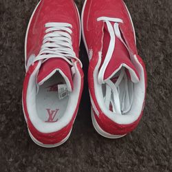 LV x AF1 Red 🔥 Talla 9.5