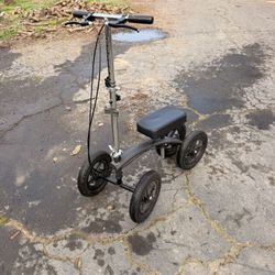 Knee Scooter And Crutches 