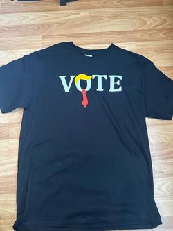 Port & Company Core Cotton Men's L Black Short Sleeve Crew Neck VOTE Tee