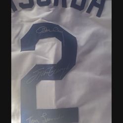 Dodgers Steve Garvey, Ron Cey & Tommy Lasorda Autograph Jersey