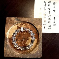 New! Sinking incense/white crystal/chalcedony ring bracelet, new Chinese style, gently guard your every day.