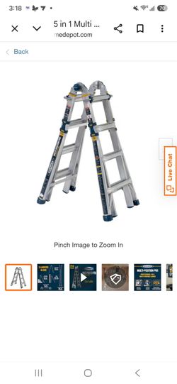 Werner 5 in 1 Multi Position Pro ladder - 18ft