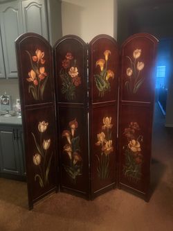 Floral Room Divider
