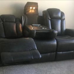 Brand New 🔥 Quarry Gray Power Reclining Sofa 