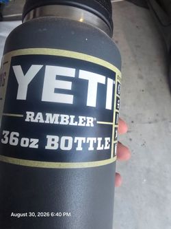 Yeti water bottle