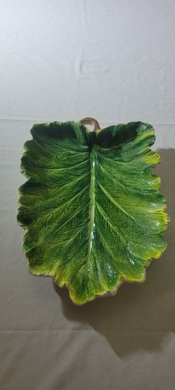 Vintage Banana Leaf Platter