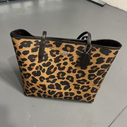 Coach Purse Leopard Print