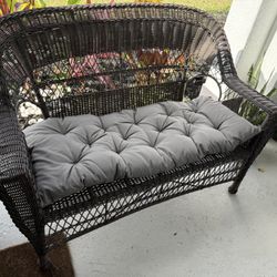 Loveseat with new cushion 