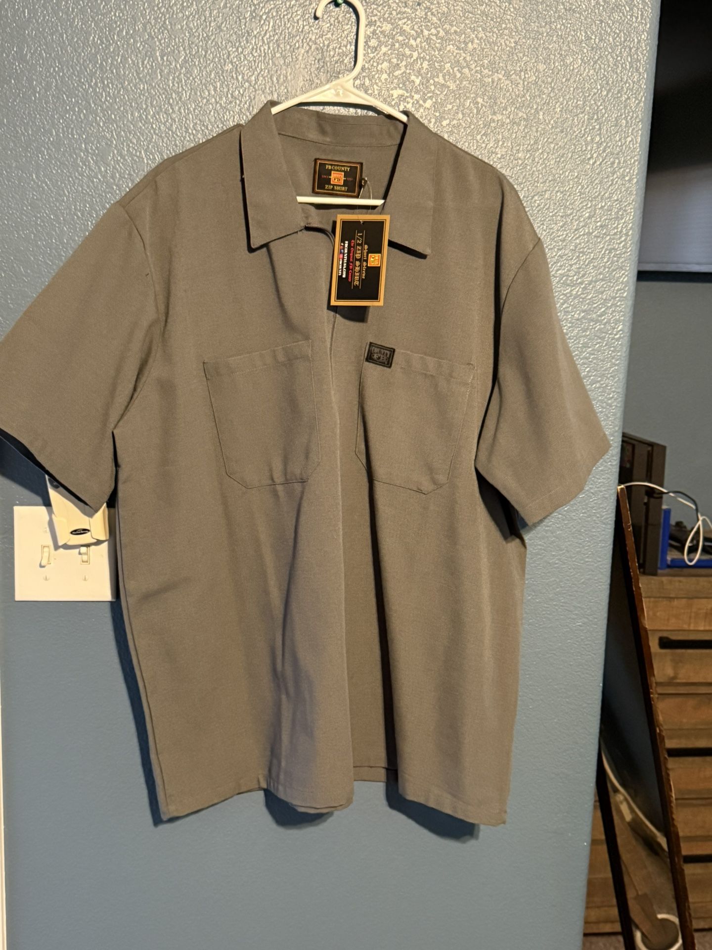 FB County Zip Up Shirt