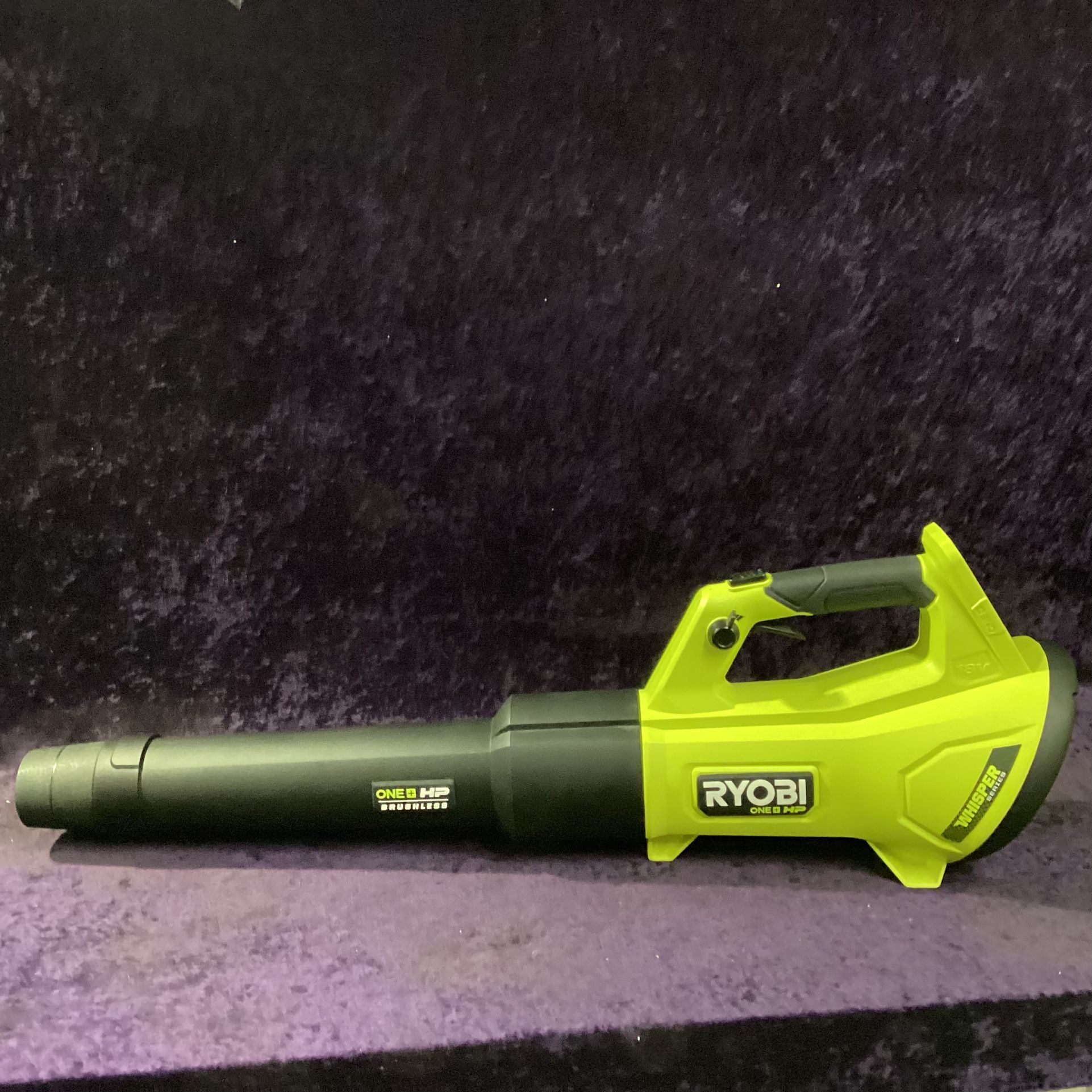 🧰🛠RYOBI ONE+HP 18V Brushless WHISPER Series 130MPH/450 CFM Leaf Blower GREAT COND!(Tool-Only)-$105!🧰🛠