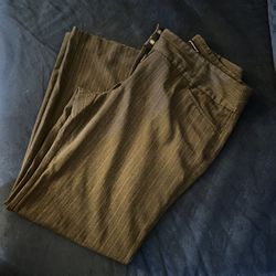 Ladies Striped Dress Pants 