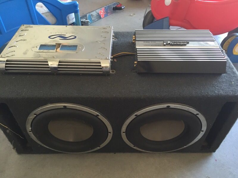 12" Niche Audio Subwoofer Speakers with 2 Amps for Sale in Beaumont, CA OfferUp