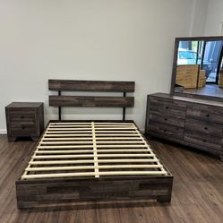 Queen 4 Piece Bedroom Set 
