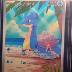 Pokemon Misty's Lapras Illustration Mint $100 OBO