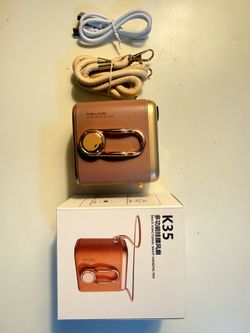 K35 Portable Waist Clip Fan Rechargeable Personal Cooling Fan 3 Speed USB