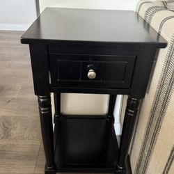 Black Side Table 