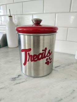 Stainless Pet Treat Jar (NEW)