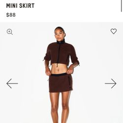 SKIMS Fleece Skirt