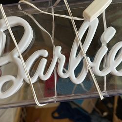 Barbie sign