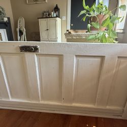 Farmhouse Headboard Wall Hanging from an Old Door Queen Size 