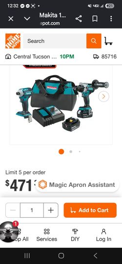 Makita 18V Cordless Combo Kit