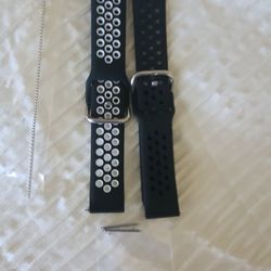 SKYELT Silicone Strap for Galaxy Watch Sport Bands 20mm Black/White Large