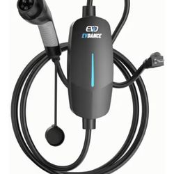Level 1 & 2 Portable EV Charger (12A/16A), 25ft Cable, NEMA 5-20 Plug with NEMA 6-20 Adapter, ETL Listed J1772 EVSE for All EVs & PHEVs