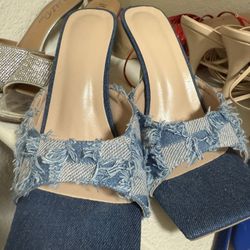 Denim Heels 8