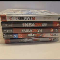 NBA PS3  2k lot 10,11,14,16 &NBA Live 10