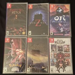18 Sealed Nintendo Switch Games