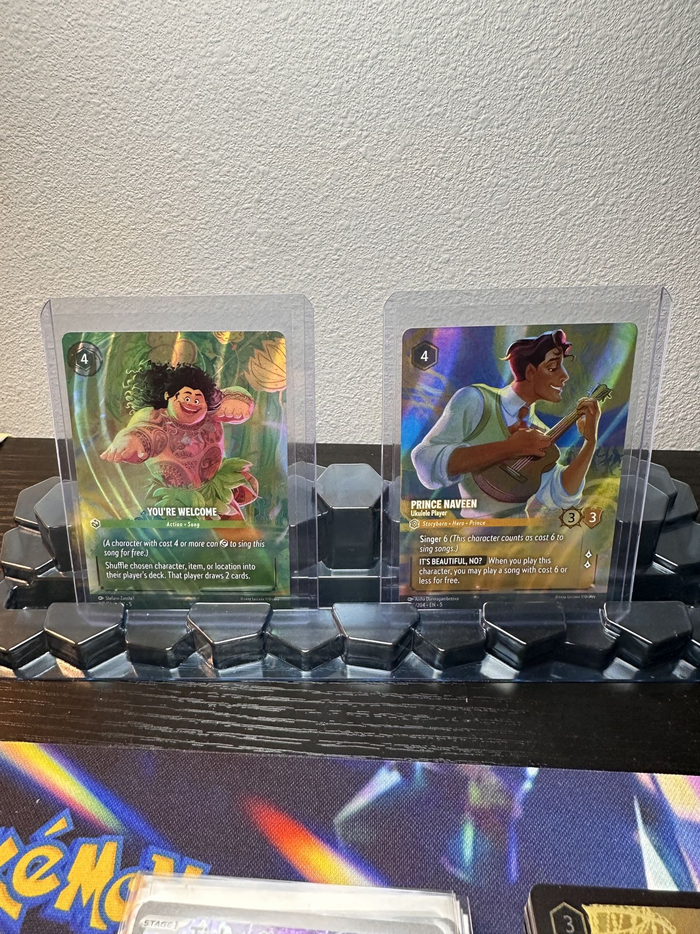 Enchanted Cards. Lorcana Shimmering Skies Set.