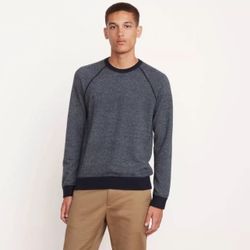 VINCE BIRDSEYE WOOL/CASHMERE SWEATER Size Medium   